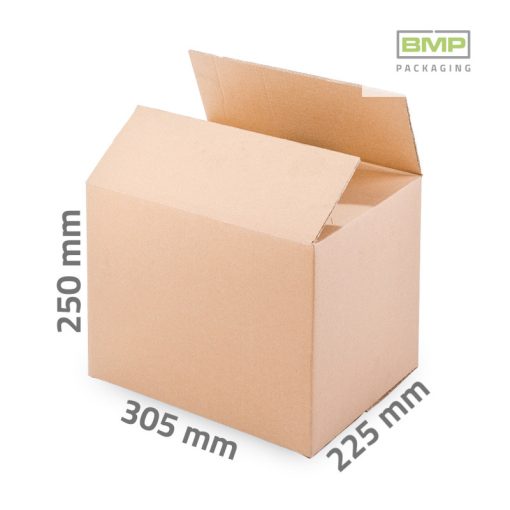 Kartondoboz 305x225x250 mm - 3 rétegű papírdoboz