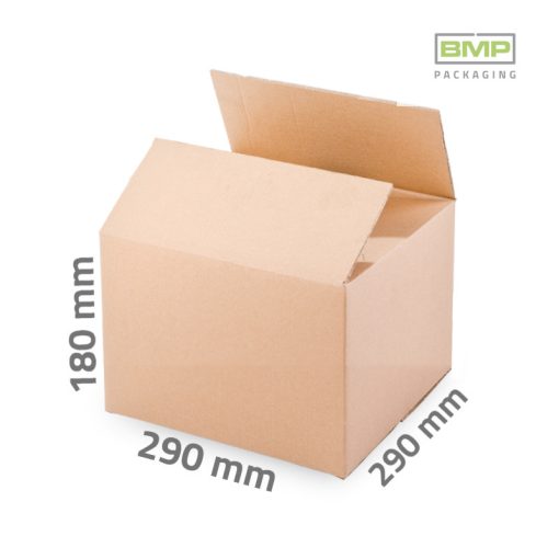 Kartondoboz 290x290x180 mm - 3 rétegű papírdoboz