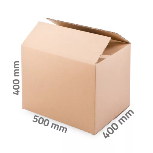 Kartondoboz 500x400x400mm - 3 rétegű papírdoboz