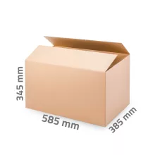 Kartondoboz 585x385x345 mm - 5 rétegű költöztető doboz