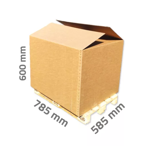 Kartondoboz 785x585x600 mm (állítható magasság) - 5 rétegű papírdoboz