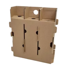 Kartonbetét boros dobozhoz (3 db palackhoz) - 868 x 874 mm