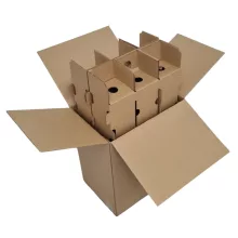 Kartonbetét boros dobozhoz (3 db palackhoz) - 868 x 874 mm