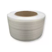 Pántszalag 13 mm 1100 fm, cséve: 20x19, PES, fehér, hosszában szőtt