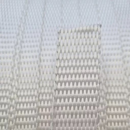 Pántszalag 16mm x 850 m, keresztben szőtt, fehér PET, 76mm-es cséveátmérő (GW50 L)