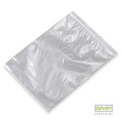   Eltolt szájú tasak ragasztócsíkkal - 495 x 650 + 50 x 0,08 mm - átlátszó