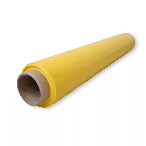Kézi sztreccsfólia 500mm / 23 mic / 90 m - sárga