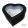 Díszdoboz szív alakú fekete (átlátszó tetővel) 3 db / csomag, növekvő méretekben