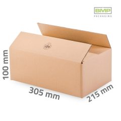 Kartondoboz 305x215x100 mm - 3 rétegű papírdoboz