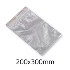 Simítózáras tasak 200x300 mm 40mic