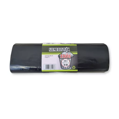 Szemeteszsák 135 L (70x110 cm) - fekete