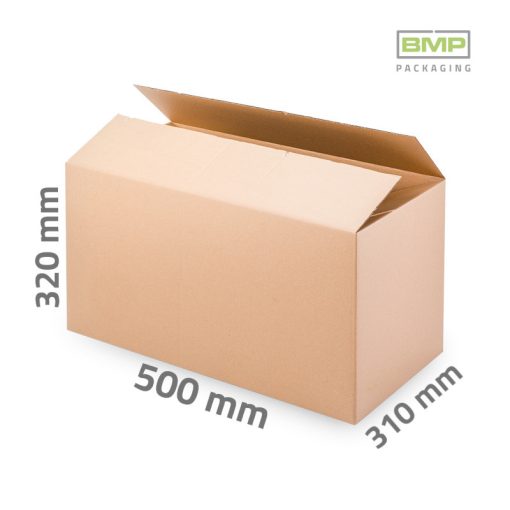 Kartondoboz 500x310x320 mm - 5 rétegű költöztető doboz