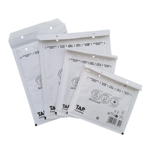 Légpárnás Boríték (buborékos boríték) C/13 fehér - 150x215 mm