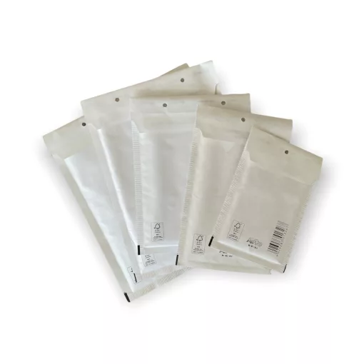 Légpárnás Boríték (buborékos boríték) D/14 fehér - 180x265 mm