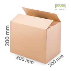 Kartondoboz 300x200x200 mm - 3 rétegű papírdoboz