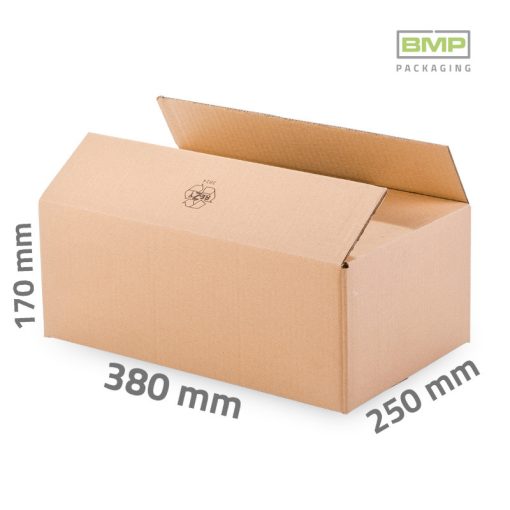 Kartondoboz 380x250x170 mm - 3 rétegű papírdoboz