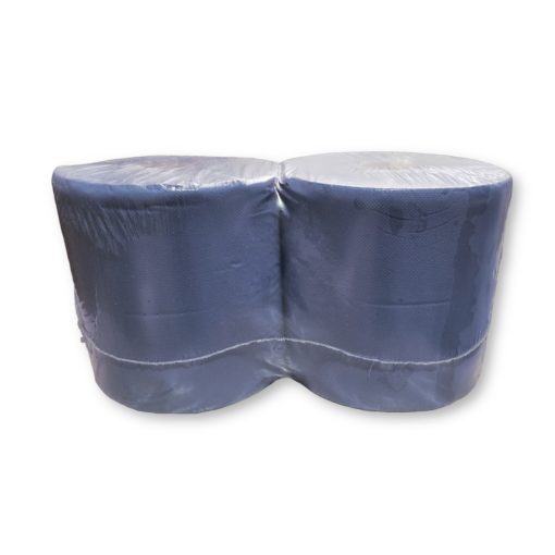 Ipari törlőpapír, KÉK 880 lap, Ragasztott 28x25cm 2 rétegű 220fm