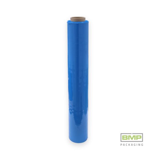 Kézi nyújtható fólia (sztreccsfólia) 500mm / 23 mic / 120m kék