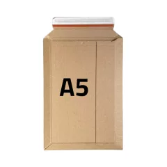 Hullámkarton boríték A5 - 190x272/200x280 mm