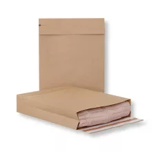 Talpas extra erős csomagküldő papírboríték (B4) - 250x350x50+80 mm