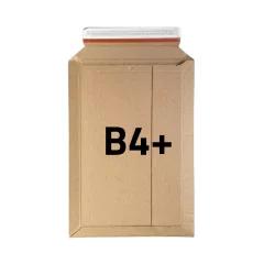Hullámkarton boríték B4+ - 248x340/265x355 mm