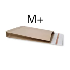   Talpas extra erős csomagküldő papírboríték (M+) - 350x450x120+100 mm
