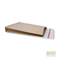   Talpas extra erős csomagküldő papírboríték (M) - 350x450x80+100 mm