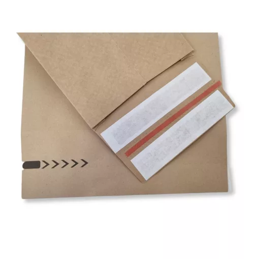 Talpas extra erős csomagküldő papírboríték (L) - 400x500x100+100 mm