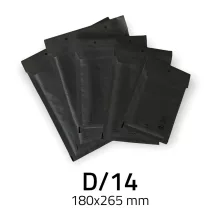 Légpárnás Boríték (buborékos boríték) D/14 fekete - 180x265 mm