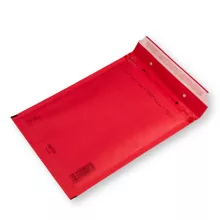 Légpárnás Boríték (buborékos boríték) D/14 piros - 180x265 mm