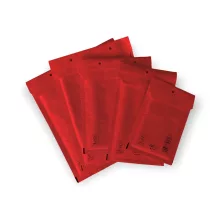 Légpárnás Boríték (buborékos boríték) D/14 piros - 180x265 mm