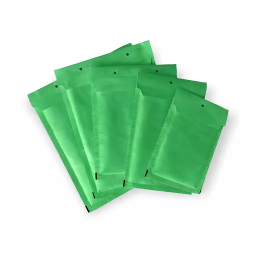 Légpárnás Boríték (buborékos boríték) D/14 Zöld  180x265 mm