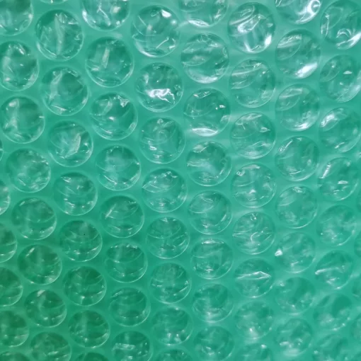Újrahasznosított légpárnás fólia (buborékfólia) 50 m² (0,5 m x 100 m x 60 my) zöld