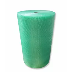   Újrahasznosított légpárnás fólia (buborékfólia) 100 m² (1 m x 100 m x 50 my) zöld