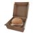 Hamburger doboz - 125x125x85mm