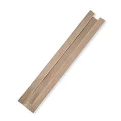   Papírtasak "bagettes" (ablakos), barna - 100+50x610mm