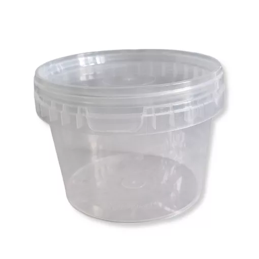 Műanyag vödör fedővel - 500 ml