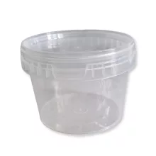 Műanyag vödör fedővel - 500 ml