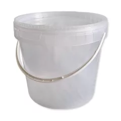 Műanyag vödör fedővel (átlátszó) - 5 L