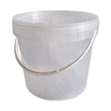 Műanyag vödör fedővel (átlátszó) - 5 L