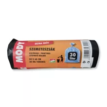 Szemeteszsák EXTRA ERŐS 30 L (50x60 cm) - fekete