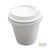 Tető papírpoharakhoz, fehér - 73 mm (200ml)