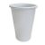 Műanyag pohár, fehér - 300 ml