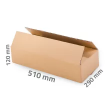Kartondoboz 510x290x120 mm - 3 rétegű papírdoboz