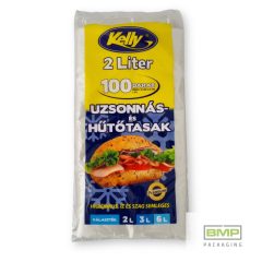 Hűtő- és uzsonnástasak 2 liter - 20x30cm 100 db