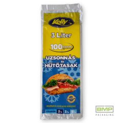 Hűtő- és uzsonnástasak 3 liter - 25x35cm 100 db