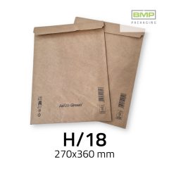   Légpárnás boríték (100% papír alapú) H/18 barna - 270x360 mm