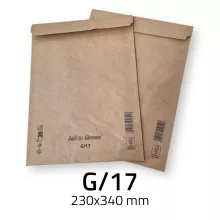 Légpárnás boríték (100% papír alapú) barna - G/17